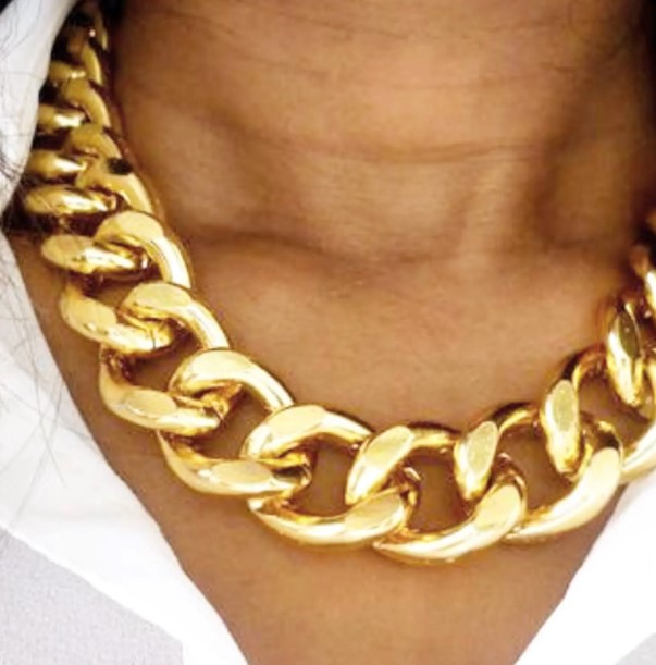 chunky gold necklace​ - featuered image