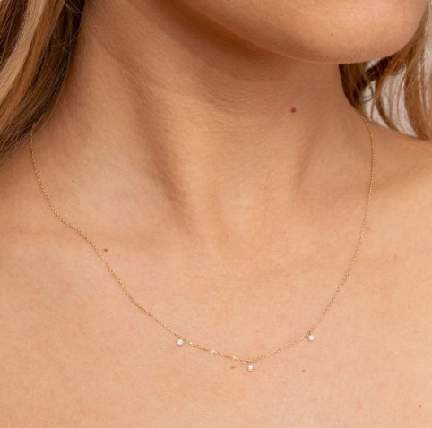 Gorjana Diamond Trio Necklace - featured image